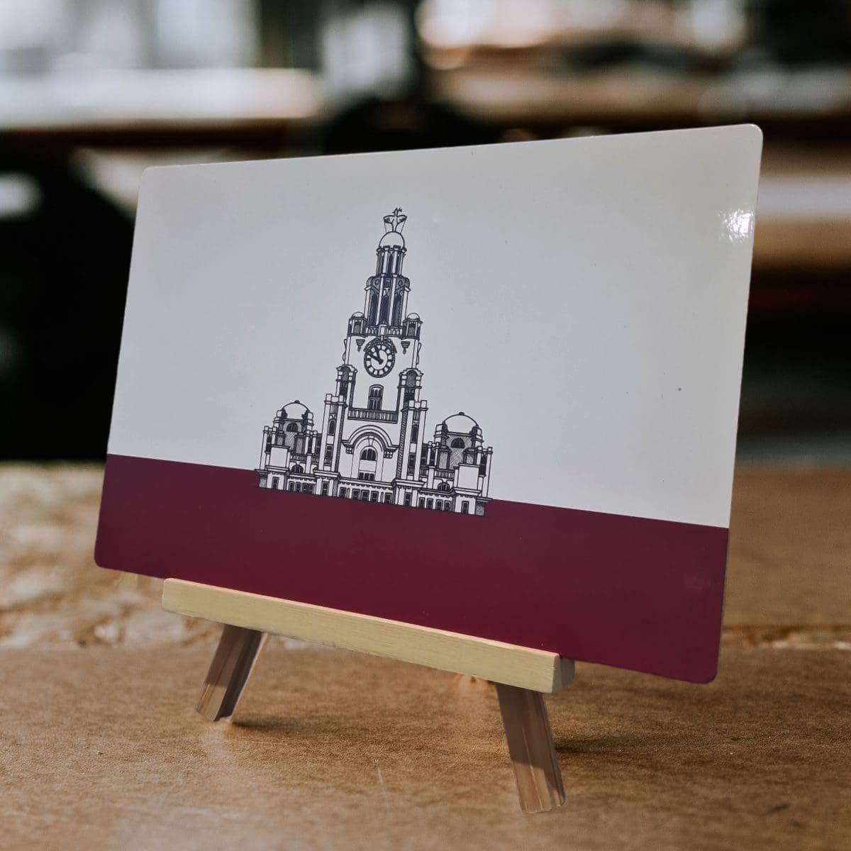 Pink Liver Building Placemat