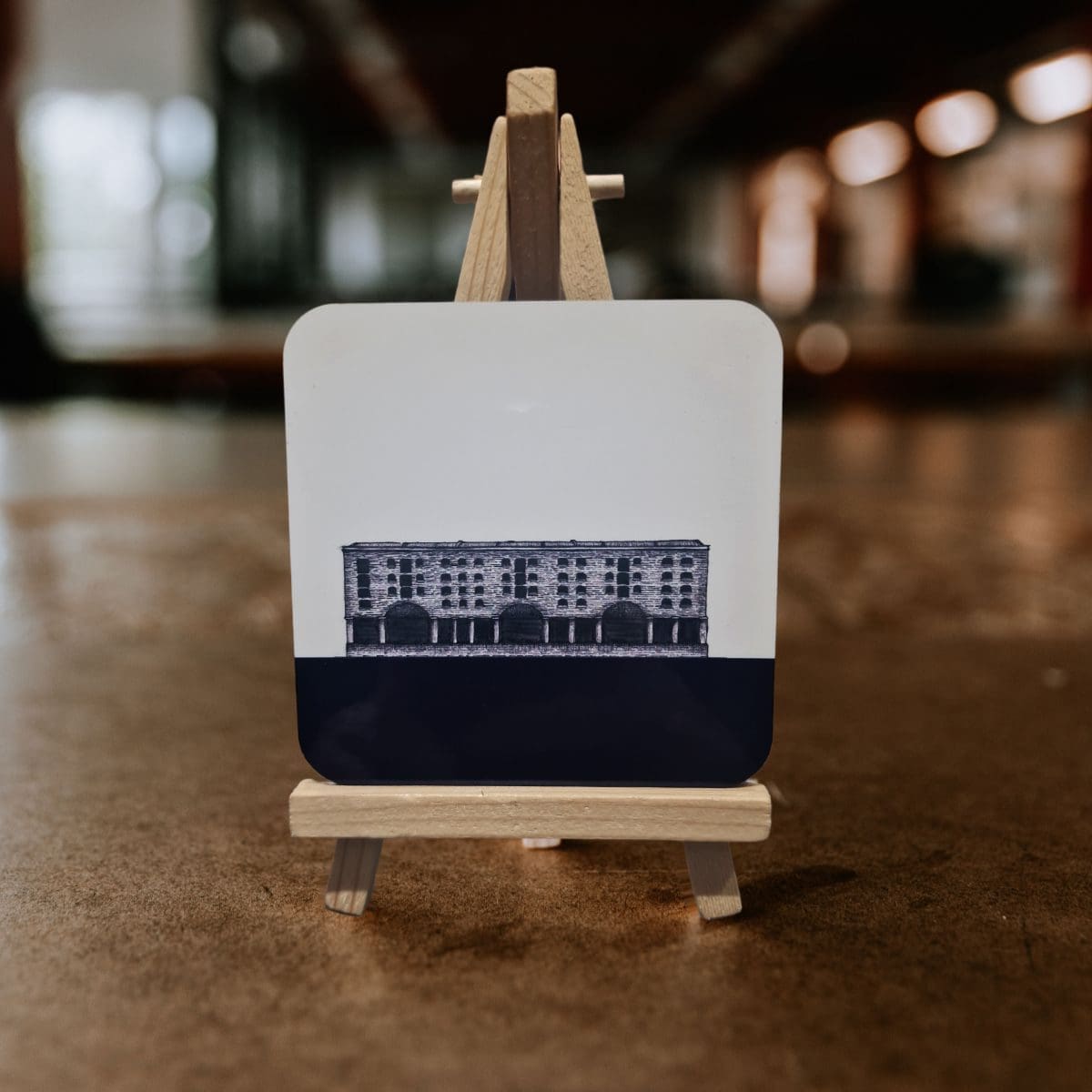 Blue Albert Dock Coaster