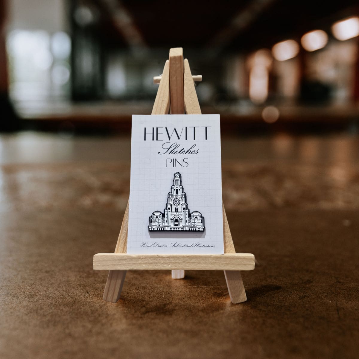 Liver Building pin